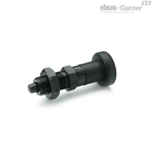 GN 617.1-ST Posicionadores Acero con pomo de plástico
