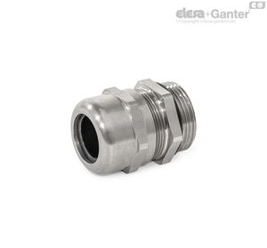 GN 62444-M-NI Prensaestopas Rosca métrica, acero inoxidable