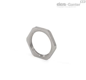 GN 62444.1-M-NI Tuercas de montaje Rosca métrica, acero inoxidable
