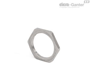 GN 62444.1-PG-NI Tuercas de montaje Rosca PG, acero inoxidable