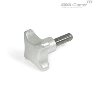 GN 6335.5-AM Pomos Aluminio, Acabado mate (rectificado)