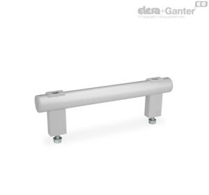 GN 666.1-ELG Asas tubulares Segmento tubular para empuñadura, aluminio, anodizado, color natural