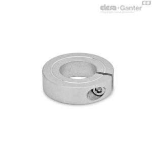 GN 706.2-AL Anillos de fijación semipartidos Aluminio