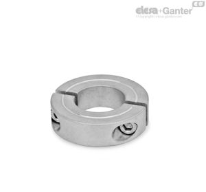GN 707.2-AL Anillos de fijación partidos Aluminio