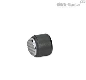 GN 709.2-RR Tornillos de apriete Superficie de contacto dentada, con retorno automático