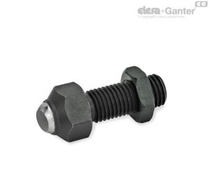 GN 709.3-B Tornillos de apriete Superficie de contacto lisa