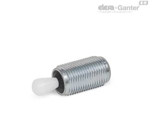 GN 713-KB Posicionadores de presión lateral Posicionador de presión de plástico, con sello