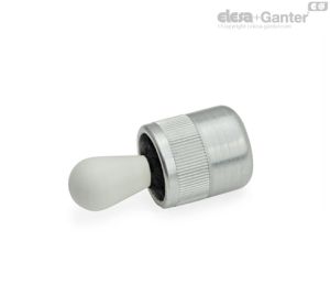 GN 715-KB Posicionadores de presión lateral Posicionador de presión de plástico, con sello