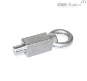 GN 722.4-A4 Posicionadores Acero inoxidable, sin posición de bloqueo