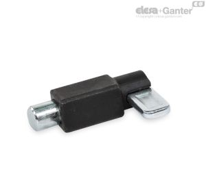 GN 722.4-ST-RP-L Posicionadores Acero, con posición de bloqueo, con palanca