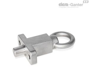 GN 722.5-A-A4 Posicionadores Acero inoxidable, sin posición de bloqueo