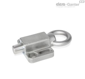 GN 722.6-A-A4 Posicionadores Acero inoxidable, sin posición de bloqueo