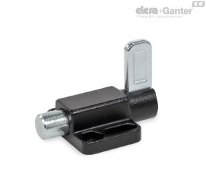 GN 722.6-E-ST Posicionadores Acero, con posición de bloqueo, con palanca