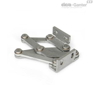 GN 7233-L Bisagra multiarticulada Escuadra de fijación izquierda