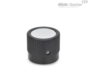 GN 726.1-B Pomos de control neutral, sin punto indicador o escala
