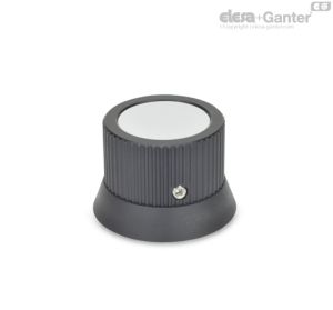 GN 726.2-B Pomos de control neutral, sin punto indicador o escala