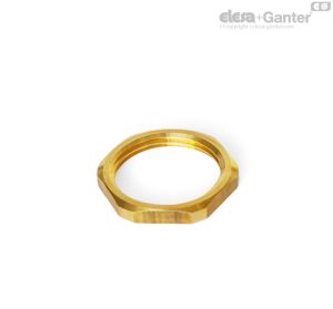 GN 7430-MS Mounting Nuts Brass
