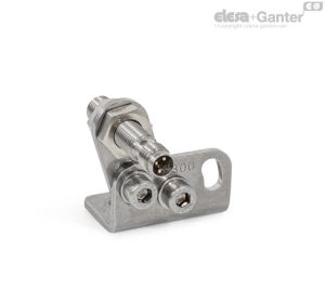 GN 801.3-V Soportes para sensores Para brida de apriete con palanca de tensión vertical