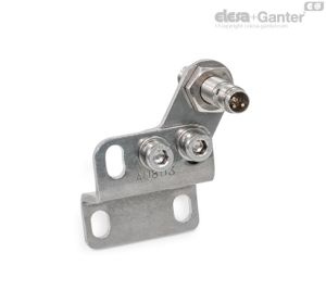 GN 801.4-H Soportes para sensores Para brida de apriete con palanca de tensión horizontal