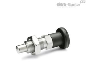 GN 817-NI Posicionadores Acero Inoxidable, con pomo de plástico