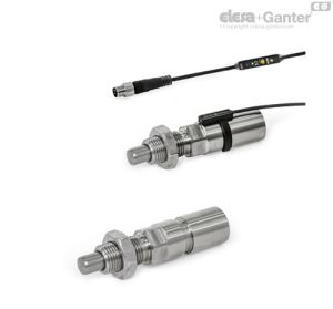 GN 817.7-E Posicionadores Neumático simple efecto, sobresale por la fuerza del muelle