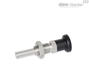 GN 817.8-NI Posicionadores de muelle de acero inoxidable