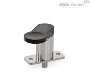 GN 823-F-NI-B Posicionadores Acero inoxidable, sin bloqueo de posición