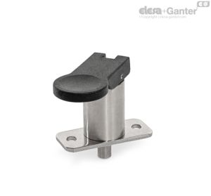 GN 823-F-NI-C Posicionadores Acero inoxidable, con bloqueo de posición