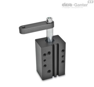 GN 875-B Bridas giratorias Brazo de fijación con orificio roscado