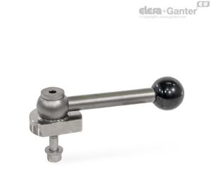 GN 918.5-GVB Levas excéntricas Tornillo desde la parte trasera