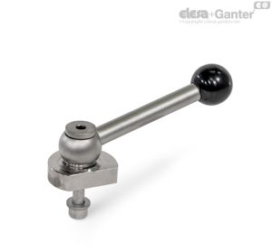 GN 918.5-KVB Levas excéntricas Tornillo desde la parte trasera