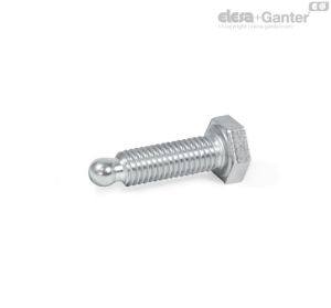 GN 933.5 Tornillos de cabeza hexagonal de acero inoxidable