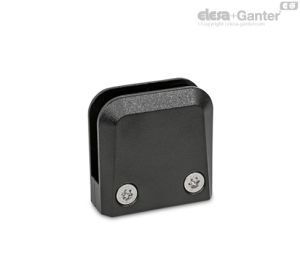 GN 939-FA Abrazaderas de soporte para paneles Abrazadera de superficie con placa de tope