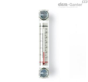 HCZ/T-AR Level indicators with thermometer Zinc-plated steel screws, nuts and washers