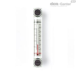 HCZ/T-AR-VT Level indicators with thermometer SUPER-technopolymer screws, AISI 304 stainless steel nuts and washers