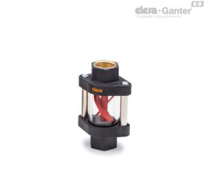 HVF. (NPT 1/4 - 3/8 - 1/2) Visual flow indicators Brass bosses