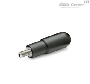 I.621+x-SST Empuñadura giratoria Eje de acero inoxidable