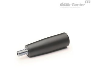 I.780+x-SST Empuñaduras giratorias de dos volúmenes Eje de acero inoxidable