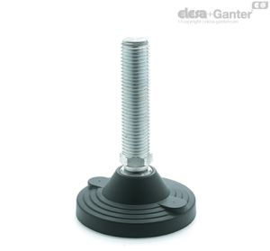 LV.F-ACV Levelling feet for ground mounting Without no-slip disk