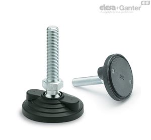 LV.F-AS Levelling feet for ground mounting With no-slip disk