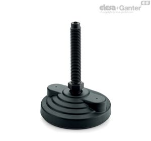 LV.F-AS-STP Levelling feet for ground mounting With no-slip disk