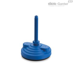 LV.F-AS-STP-VD Levelling feet for ground mounting With no-slip disk