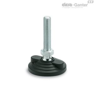 LV.F Levelling feet for ground mounting Without no-slip disk
