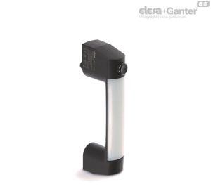 M.2000-SWM-1NC-1NO-LD-C Asas con interruptor monoestable e indicador luminoso LED Con conector, 1 contacto NC + 1 contacto NO