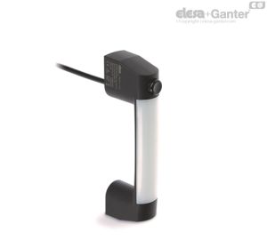 M.2000-SWM-1NC-1NO-LD-F2.5 Asas con interruptor monoestable e indicador luminoso LED Con cable de 2.5 m, 1 contacto NC + 1 contacto NO