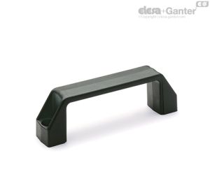 M.443-CH Asas de montaje frontal Poliamida, para tornillos de cabeza cilíndrica