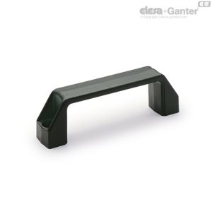 M.443-N-CH Asas de montaje frontal Polipropileno, para tornillos de cabeza cilíndrica