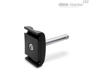 MPG-2C-P Grampos para guias Para guias redondas, com pino e porca