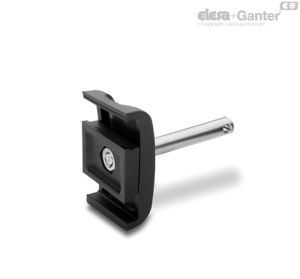 MPG-2R-P Grampos para guias Para guias retangulares, com pino e porca