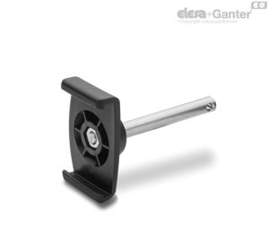 MPG-2S-P Grampos para guias Para guias laterais lisas, com pino e porca